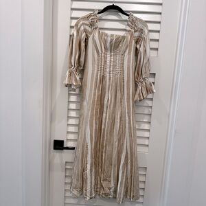 Cult Gaia worn once size XS stripe dress with pockets